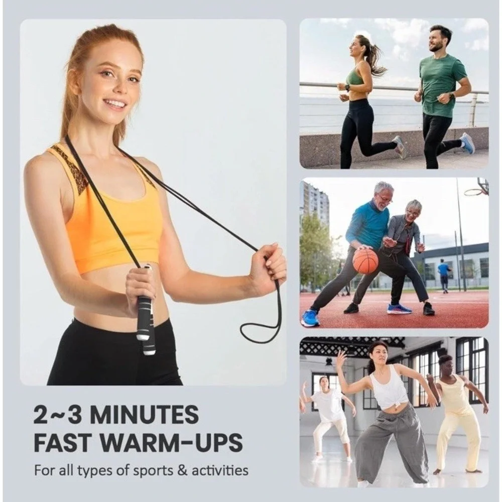 Jump Rope, Multifun Speed Jumping Rope With Calorie Counter, Adjustable‎ Digital